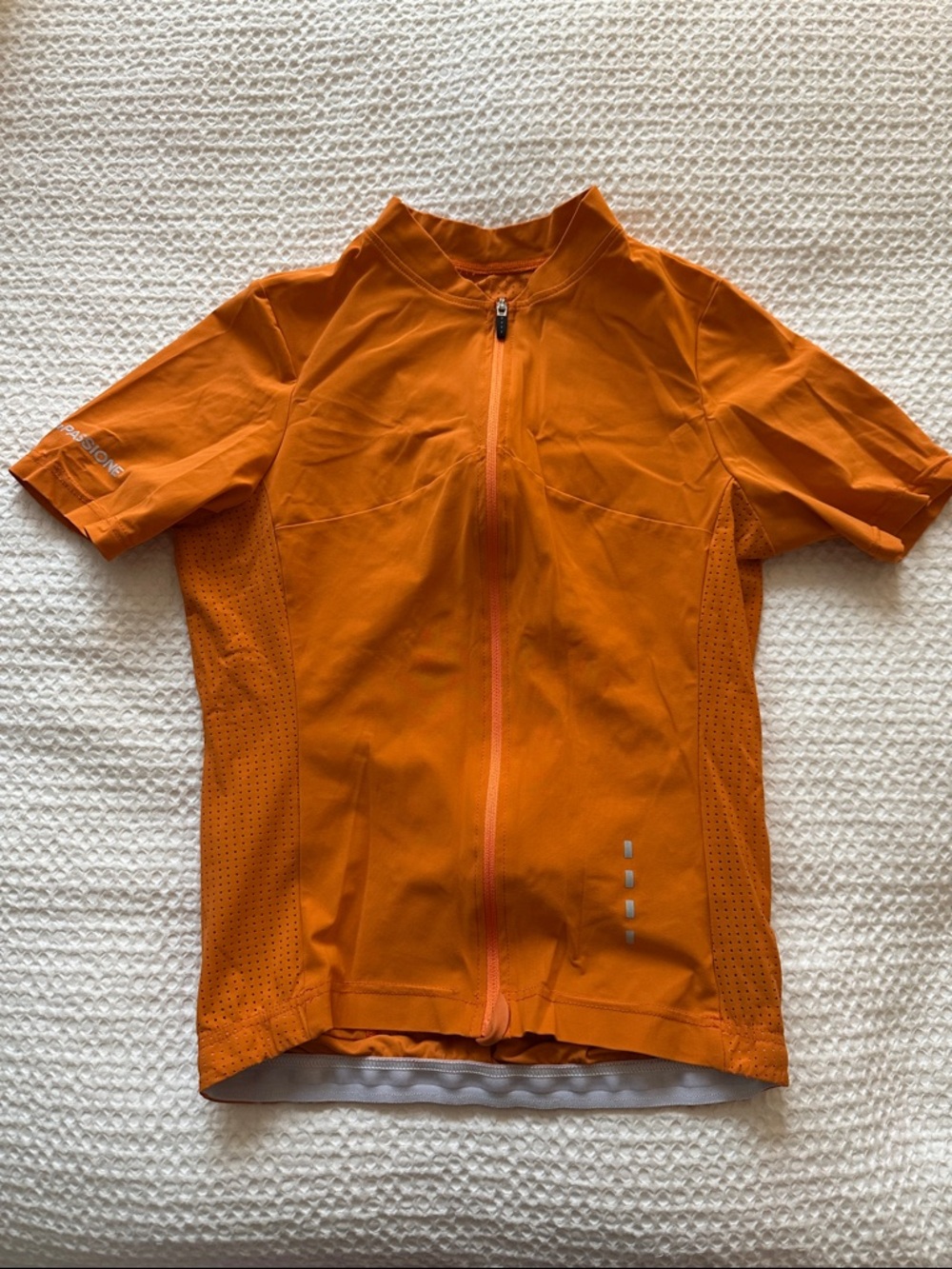 La Passione Orange Short Sleeve Cycling Jersey